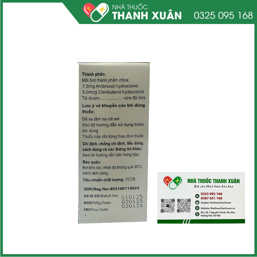 Clenbuxol chỉ định điều trị hen phế quản, viêm phế quản cấp tính hoặc mãn tính, bệnh khí phế thũng
